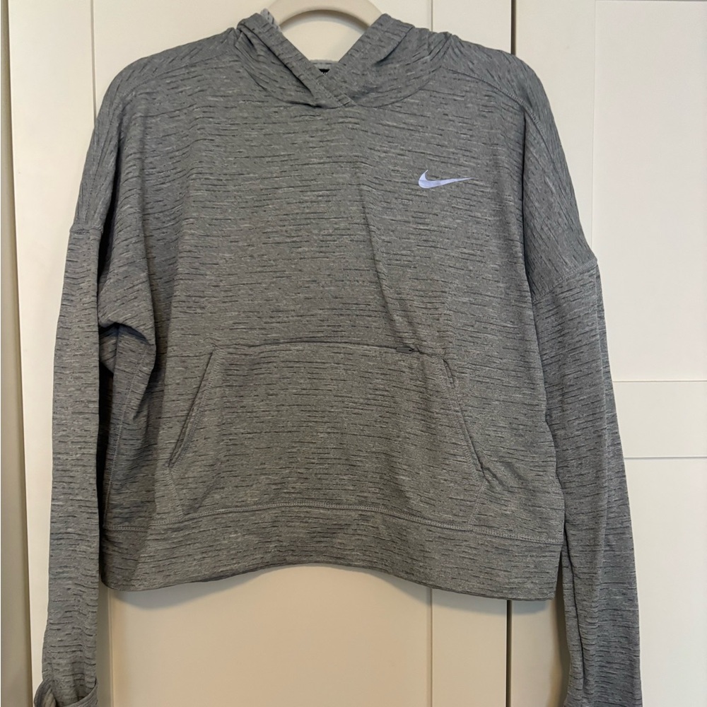 Nike Running Therma Hoodie - Heathered gray